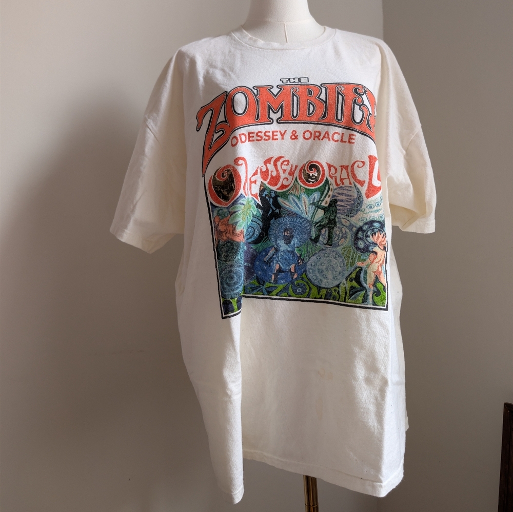 Urban Outfitters • The Zombies Band Dress Tunic Tee T Shirt Dress